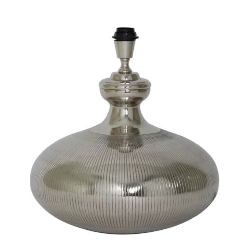 Selaru Lamp Base - Silver - 41x37.5 | Lighting & Lamps | Lamp Bases | The Elms