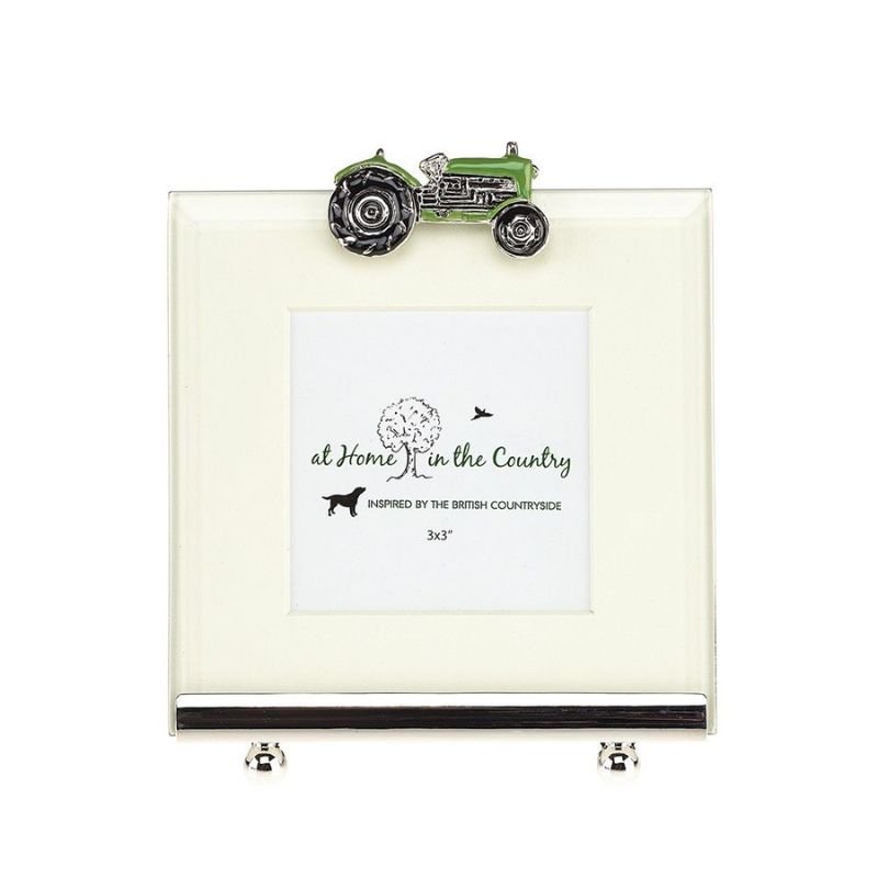 Green Tractor Square Frame | The Elms