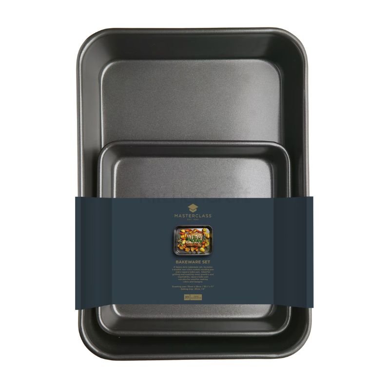 Bakeware Set - Non-Stick Roasting Pan and Baking Pan | Cookware | Oven Trays | The Elms