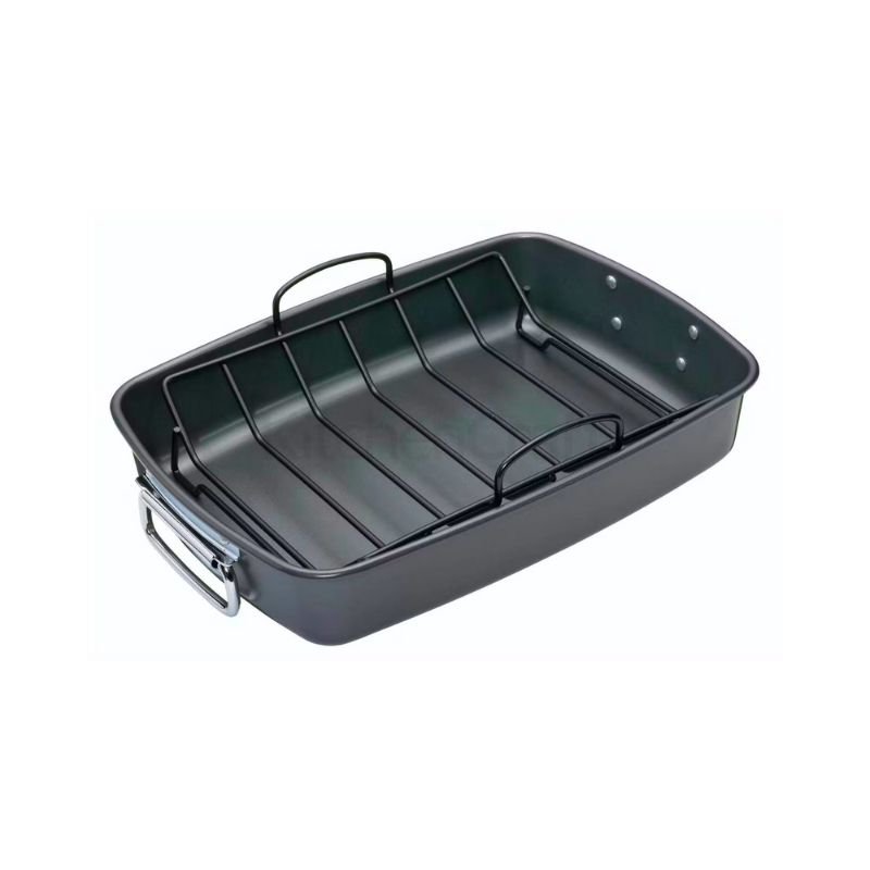 Non-Stick Roasting Pan with Rack | Cookware | Oven Trays | The Elms