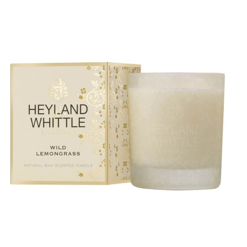 Gold Classic Candle in a Glass - Wild Lemongrass - 280g | The Elms