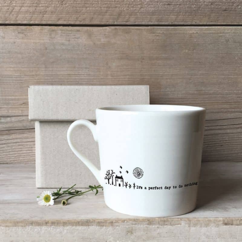 Wobbly Mug - It’s A Perfect Day To Do Nothing | Cups | Kitchenware | The Elms