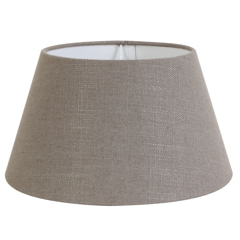 Livigno Round Lamp Shade - Liver - 25cm | Lighting Accessories | Lamp Shades | The Elms