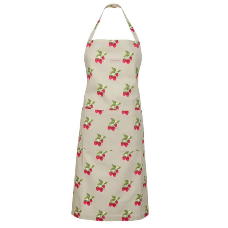 Adult Apron - Strawberries | Linen | Aprons | The Elms