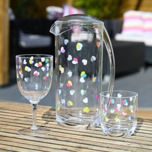 Confetti Decorated Pitcher - 2L | Outdoor Living | Garden Accessories | The Elms