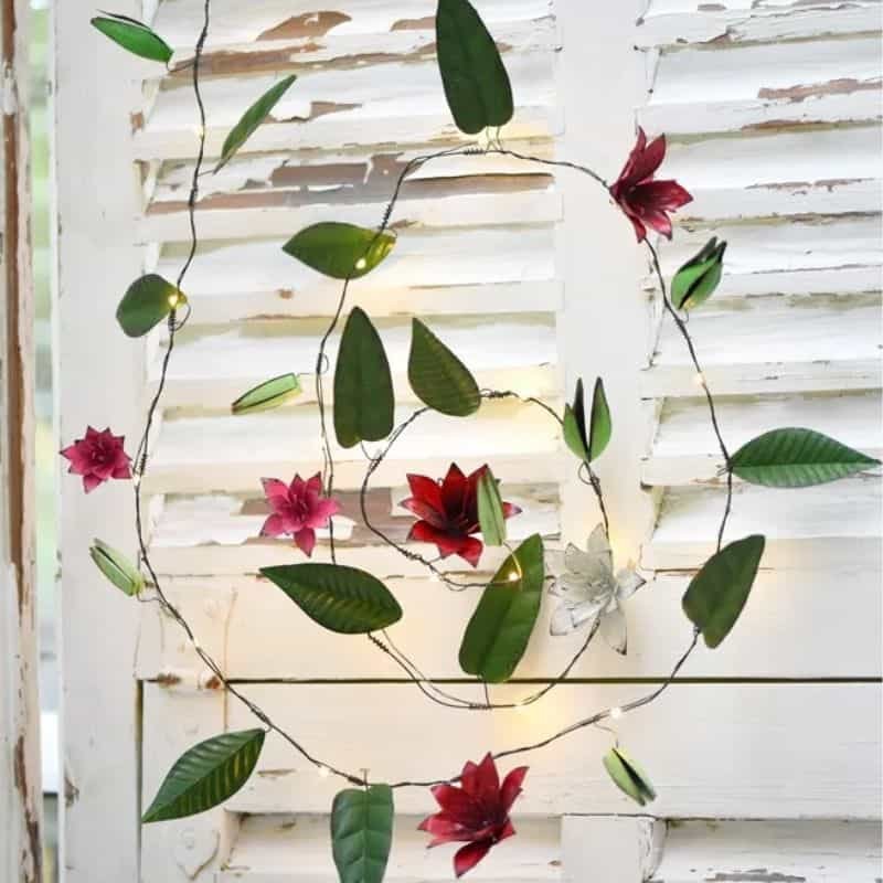 20 Garland Lights - Clematis - Battery Operated | Lamps | Wall Lamps | The Elms