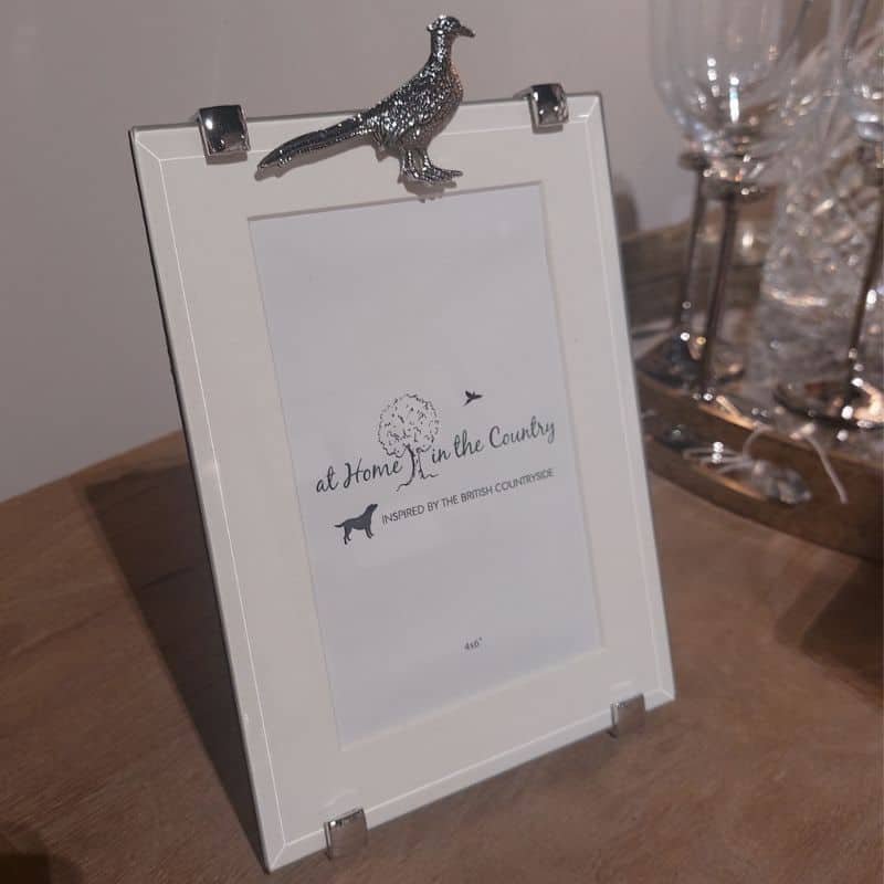 Pheasant Photo Frame - 4 x 6 inch | Art | Picture Frames | The Elms