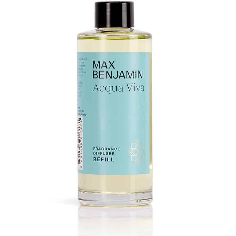 Max Benjamin Diffuser Refill - Acqua Viva - 150ml | Fragrances | Diffusers | The Elms