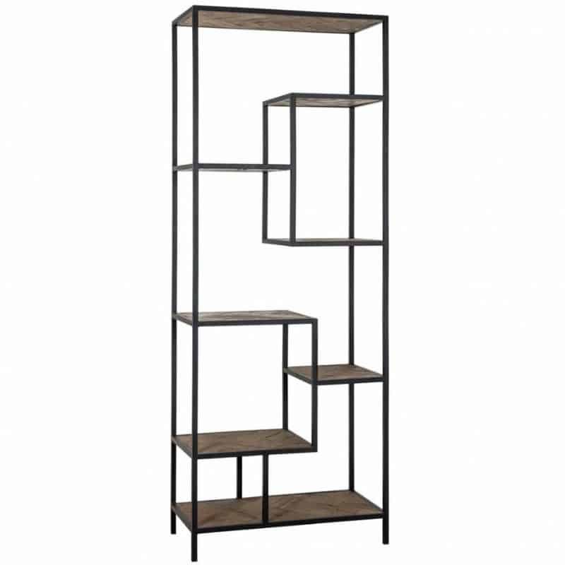 Herringbone Shelving Unit - 80cm x 210cm | Office | Display Shelves | The Elms