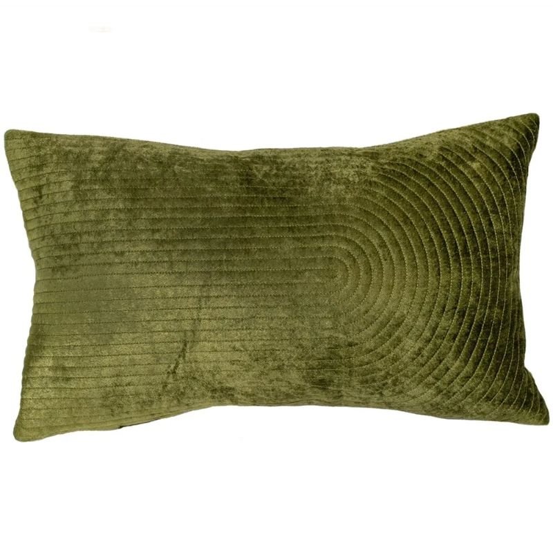 Lepape Olive Cushion - 50cm x 30cm | Soft Furnishings | Cushions | The Elms