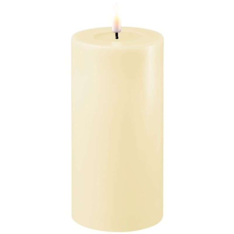 Deluxe Homeart Cream LED Candle - 7.5cm x 15cm | Candles & Diffusers | Candles | The Elms