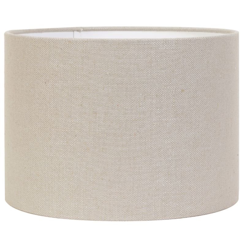 Livigno Light Grey Cylinder Lamp Shade - 25cm | Lighting Accessories | Lamp Shades | The Elms