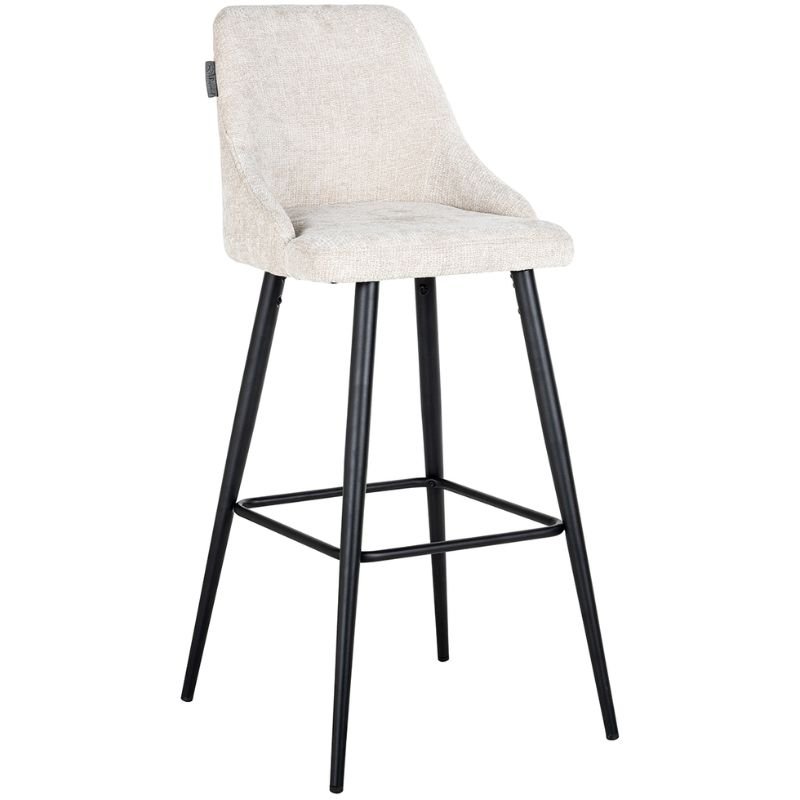 Brooke Cream Unicorn Barstool - 78cm | Dining Room | Bars & Barstools | The Elms