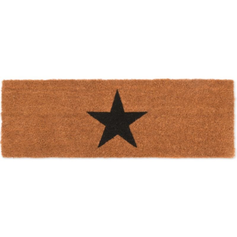 Top Step Star Natural Doormat - 75cm x 25cm | Outdoor Living | Garden Accessories | The Elms